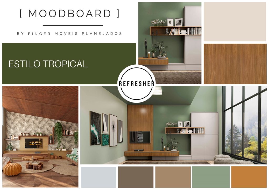 Moodboard by Refresher Trends - estilo tropical