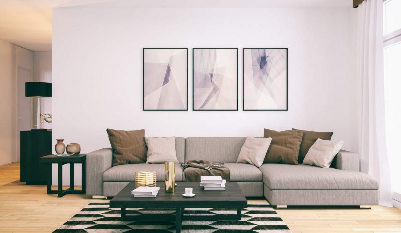 Como usar quadros minimalistas na decoração da sua casa?