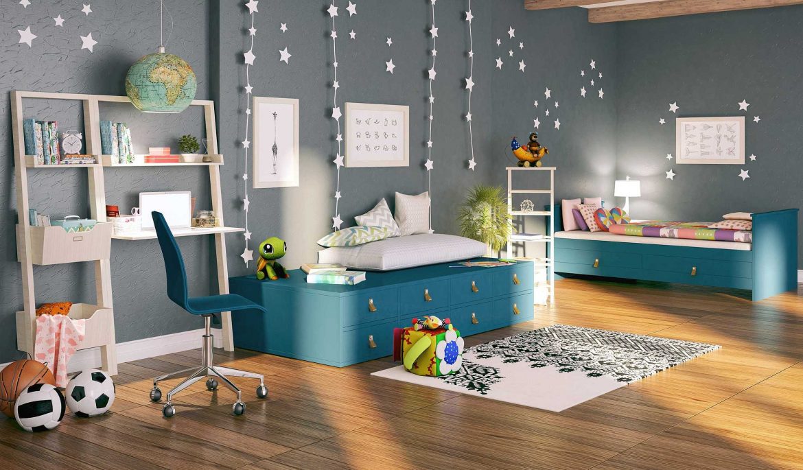 Como criar uma decoração lúdica no quarto das crianças?