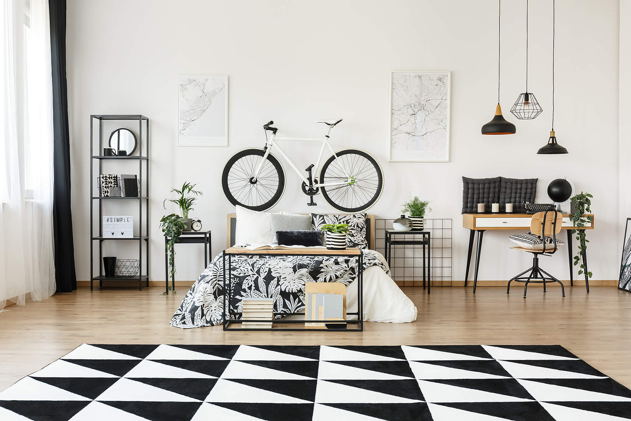 decoração p&b