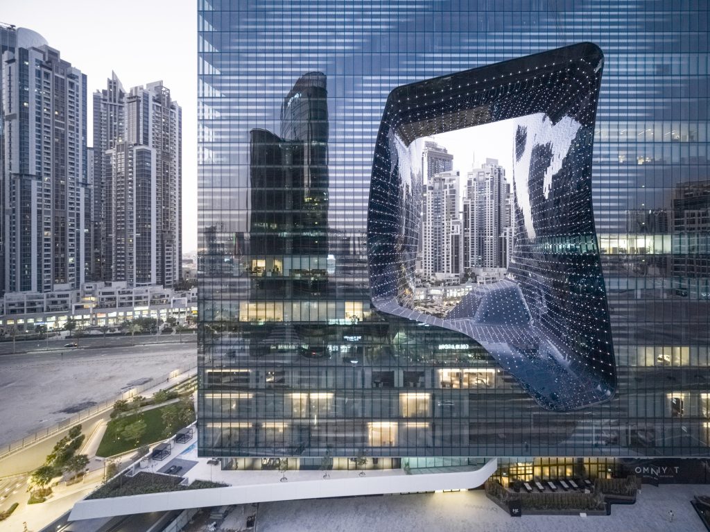 edificio projetado pela arquiteta famosa Zaha Hadid