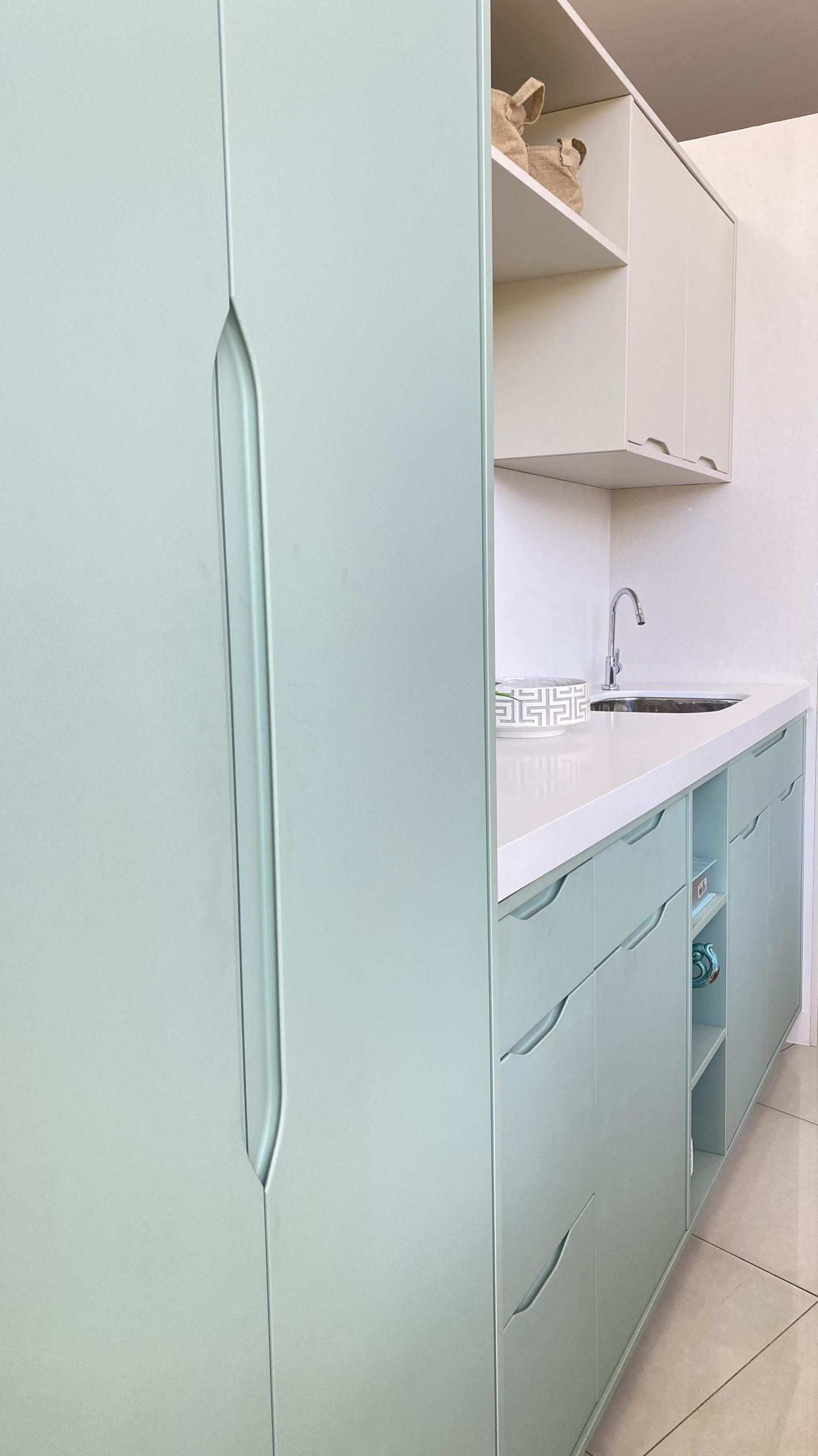 lavanderia pequena planejada