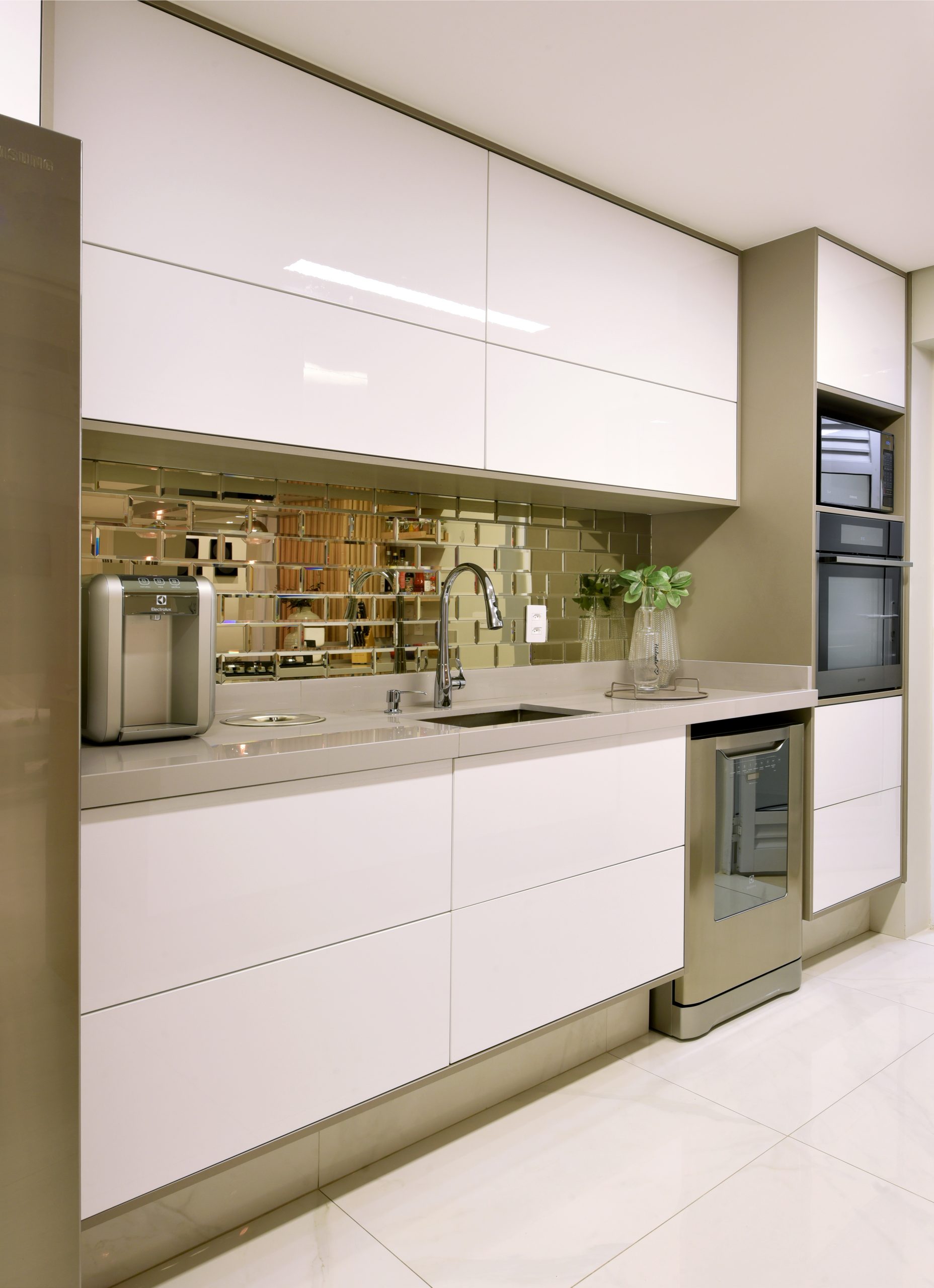 Revestimento metro metalizado