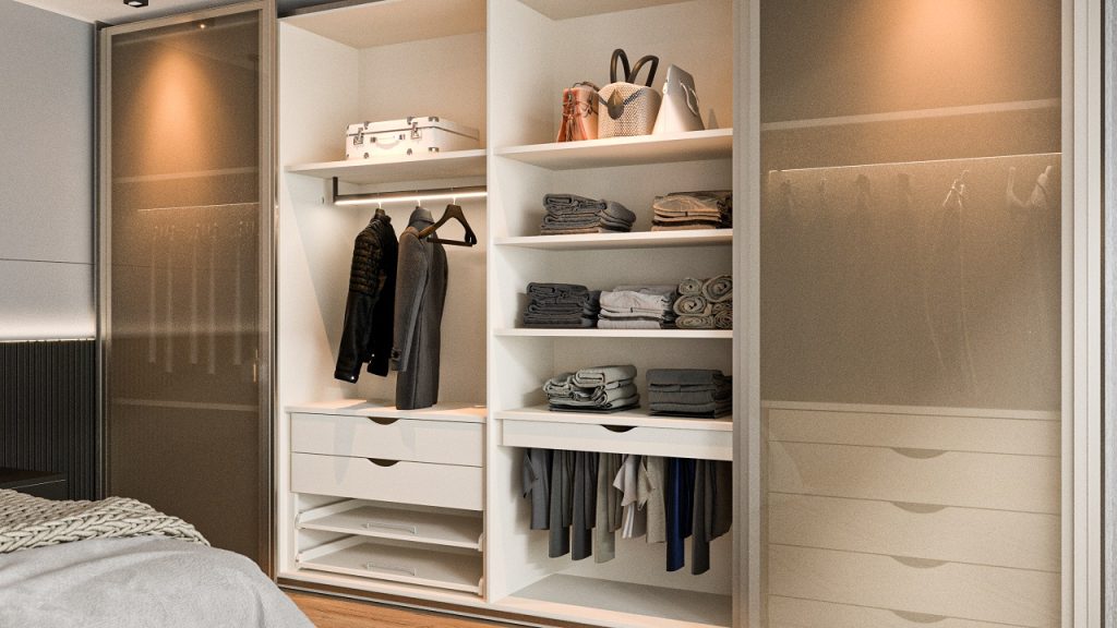 dormitório - closet com portas de correr - soul collection - móveis de luxo