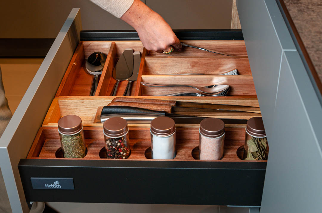 organizador de talheres de madeira - personal organizer