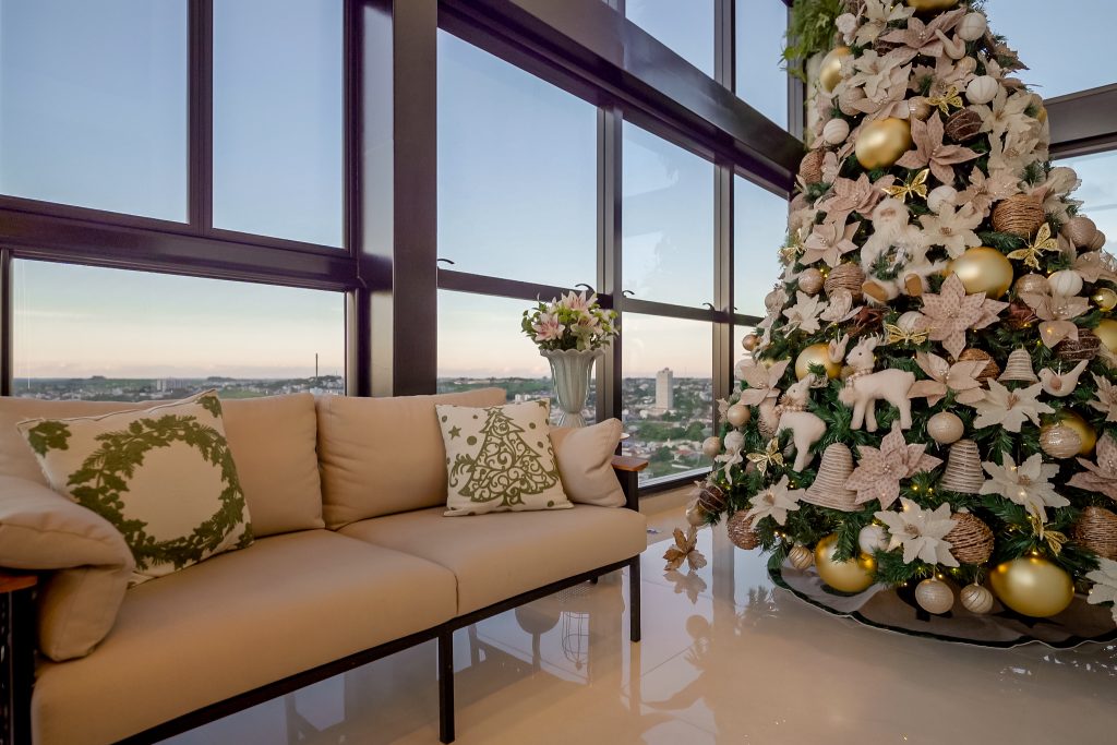 varanda - decoração de natal - móveis planejados de luxo