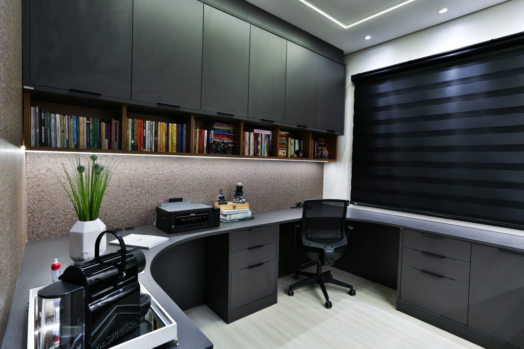 Home office - conforto do lar - Espaço personalizado
