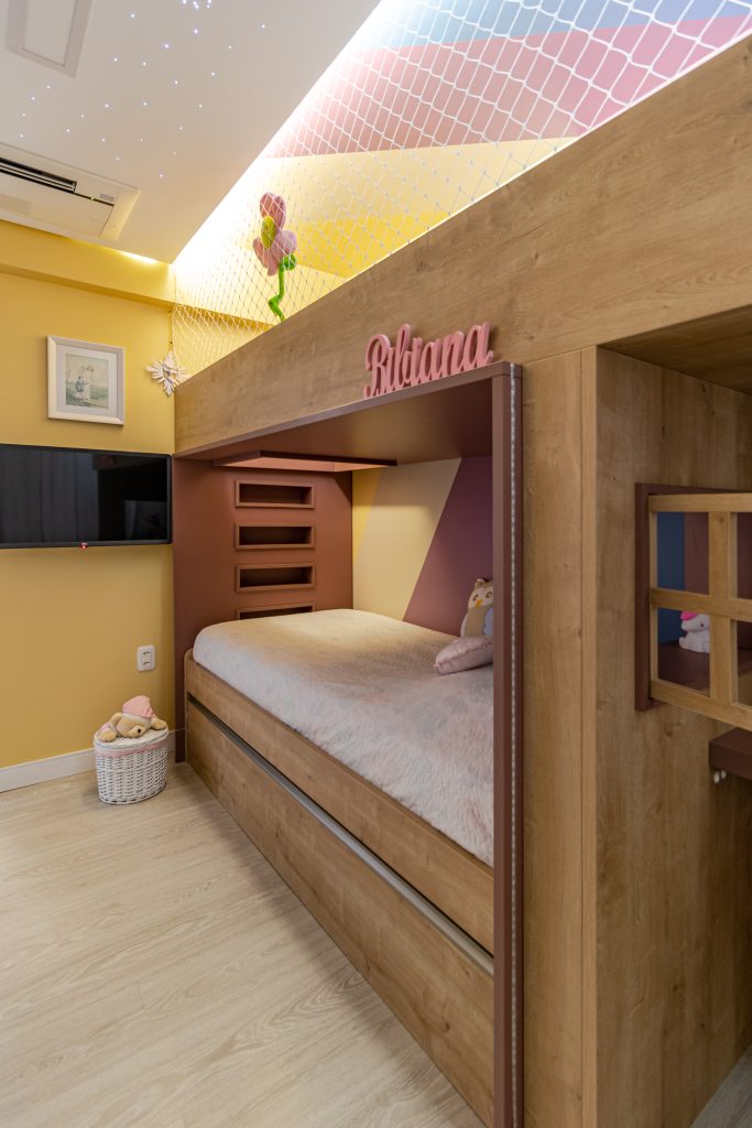Dormitório Infantil - Cama casinha menina