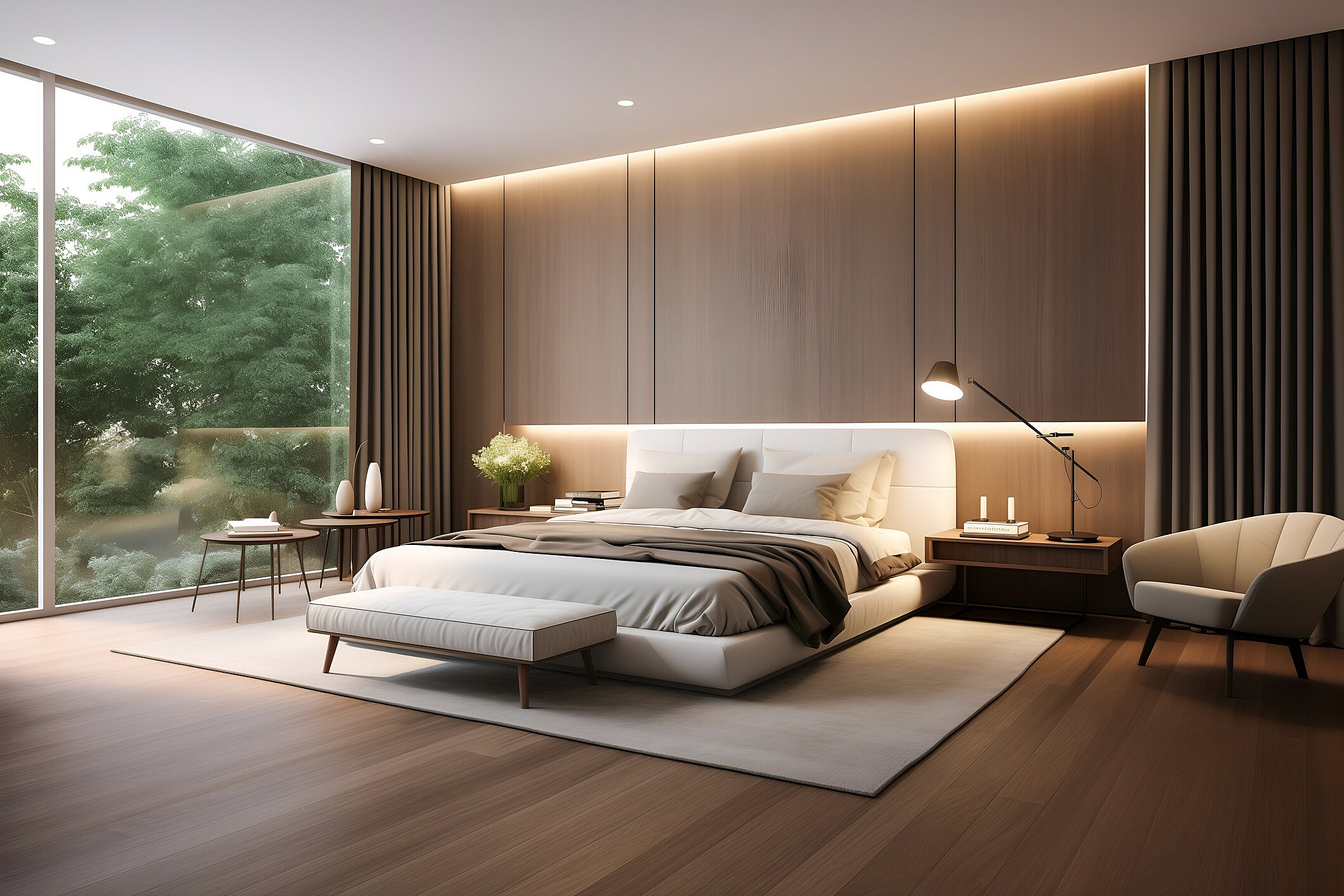 quarto minimalista