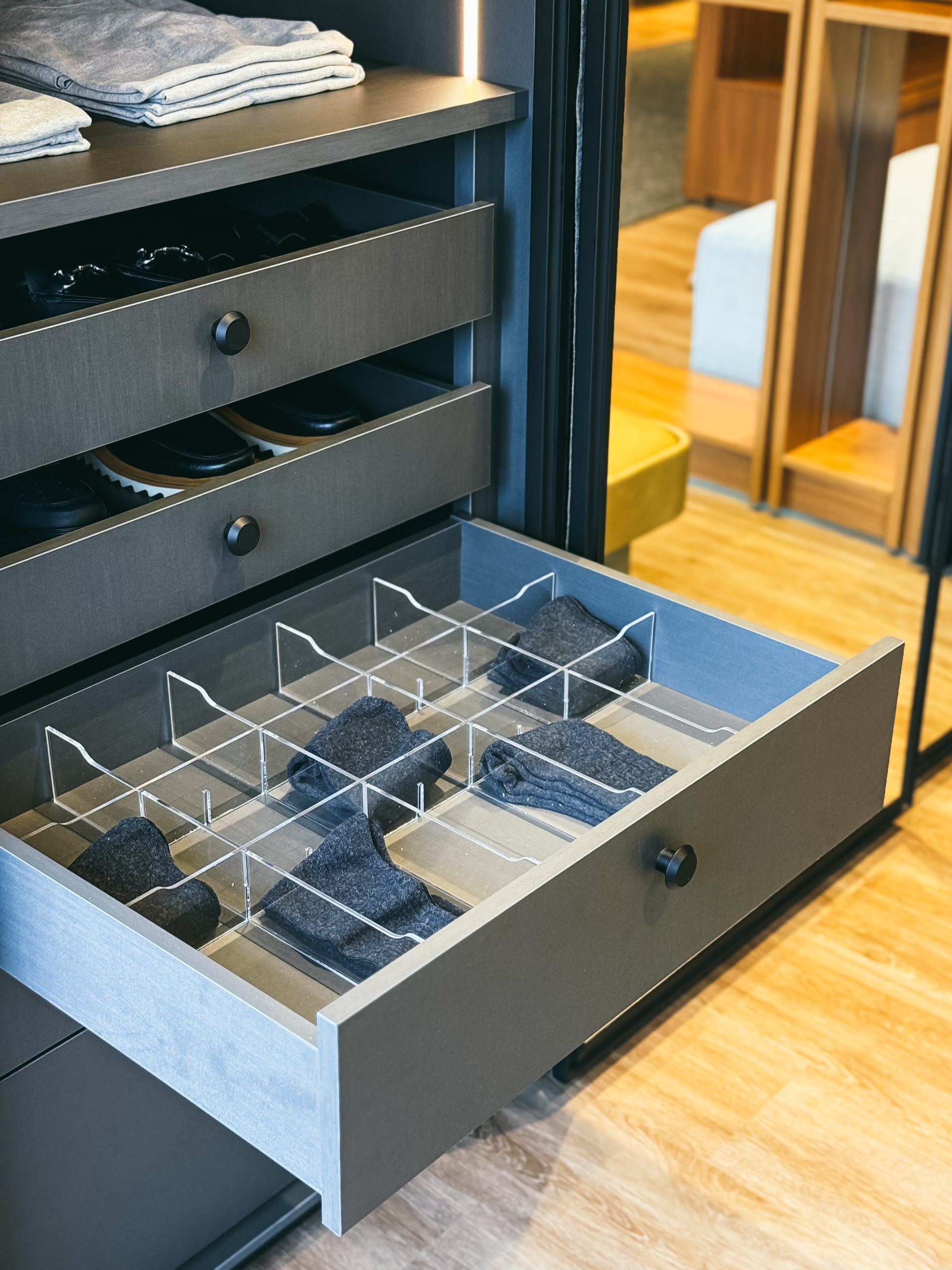 Showroom ZeitHaus - Tipos de puxadores para móveis planejados