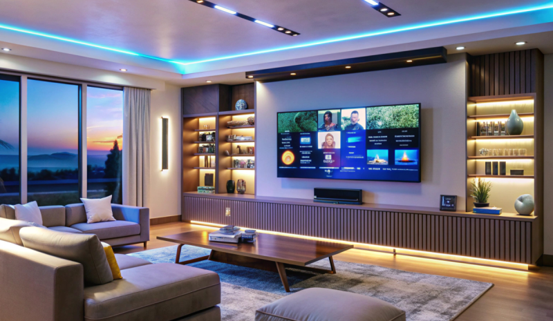 Sala de TV moderna: como criar um ambiente sofisticado e aconchegante