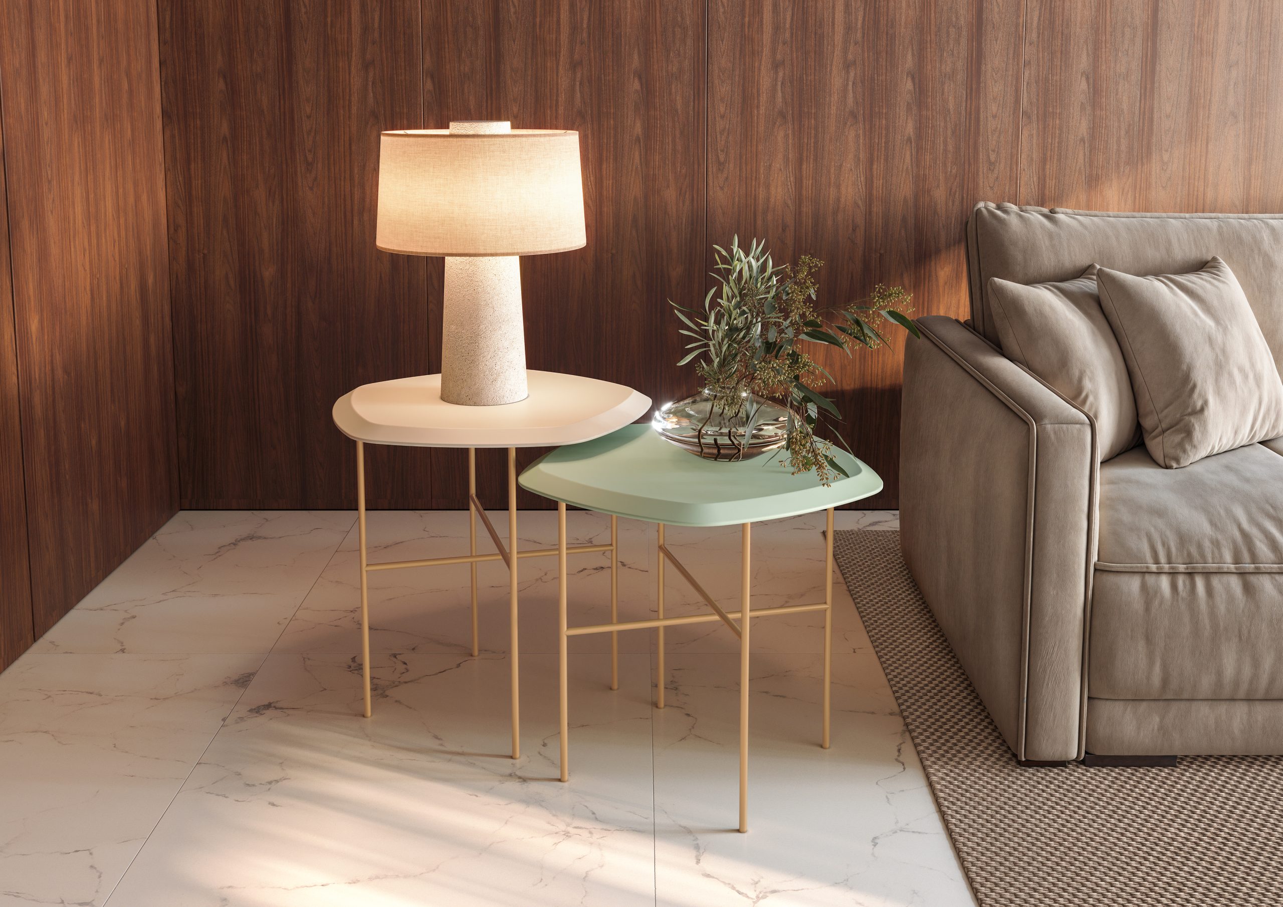 Decoração Mesa de Centro - Linha da Falkk Design - GAIA