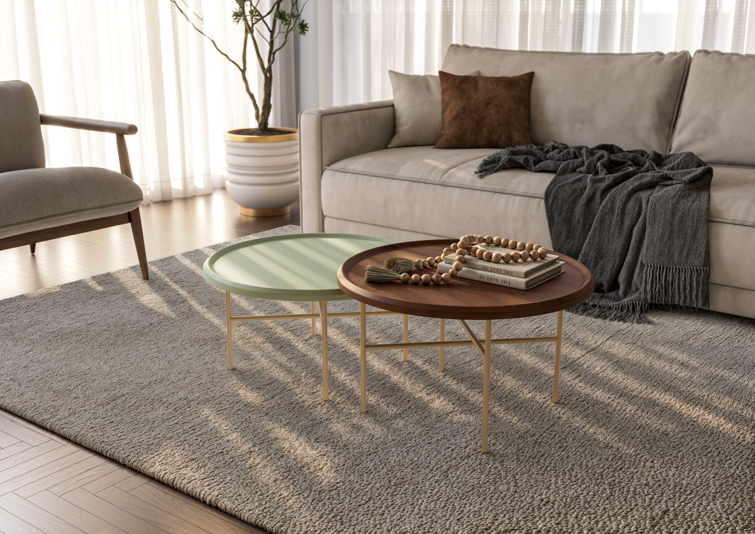 Decoração Mesa de Centro - Linha da Falkk Design - GAIA