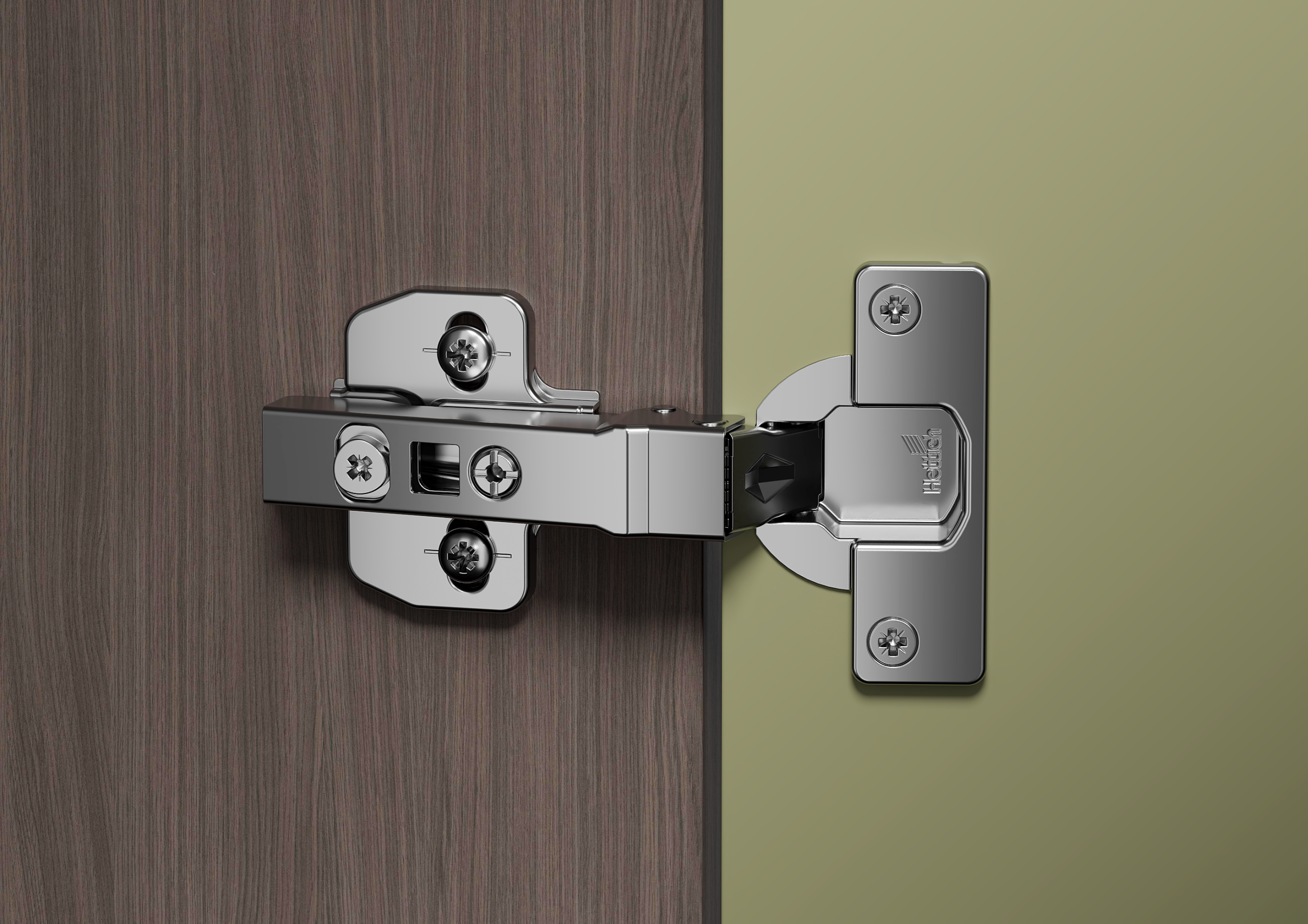 Dobradiças Novisys- Hettich - perfomance impecável - sistemas de abertura e ferragens pra móveis com amortecimento integrado