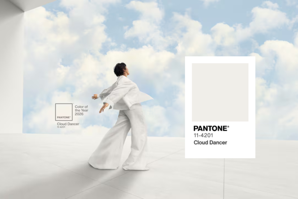 Cloud Dancer Pantone - Cor do Ano 2026