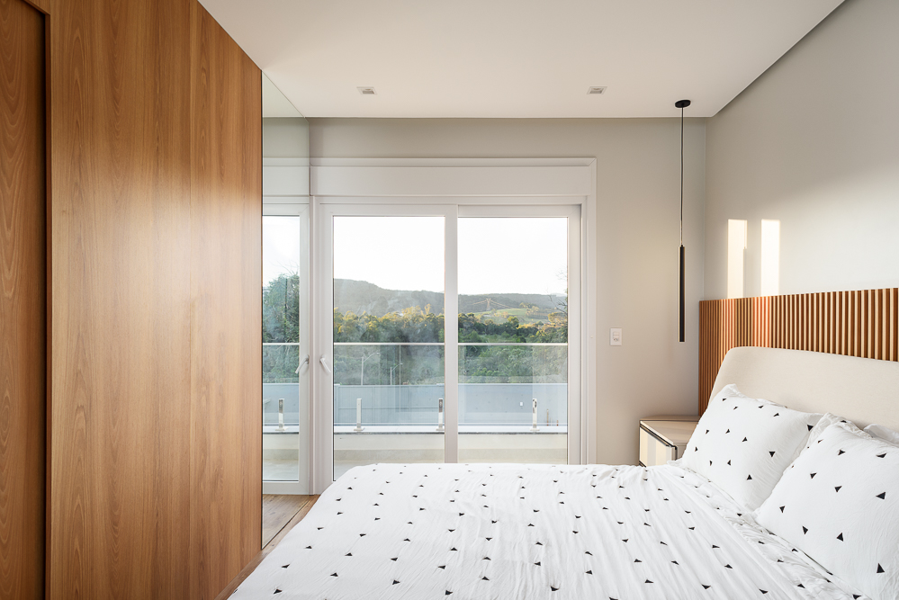 casa sustentável dormitório