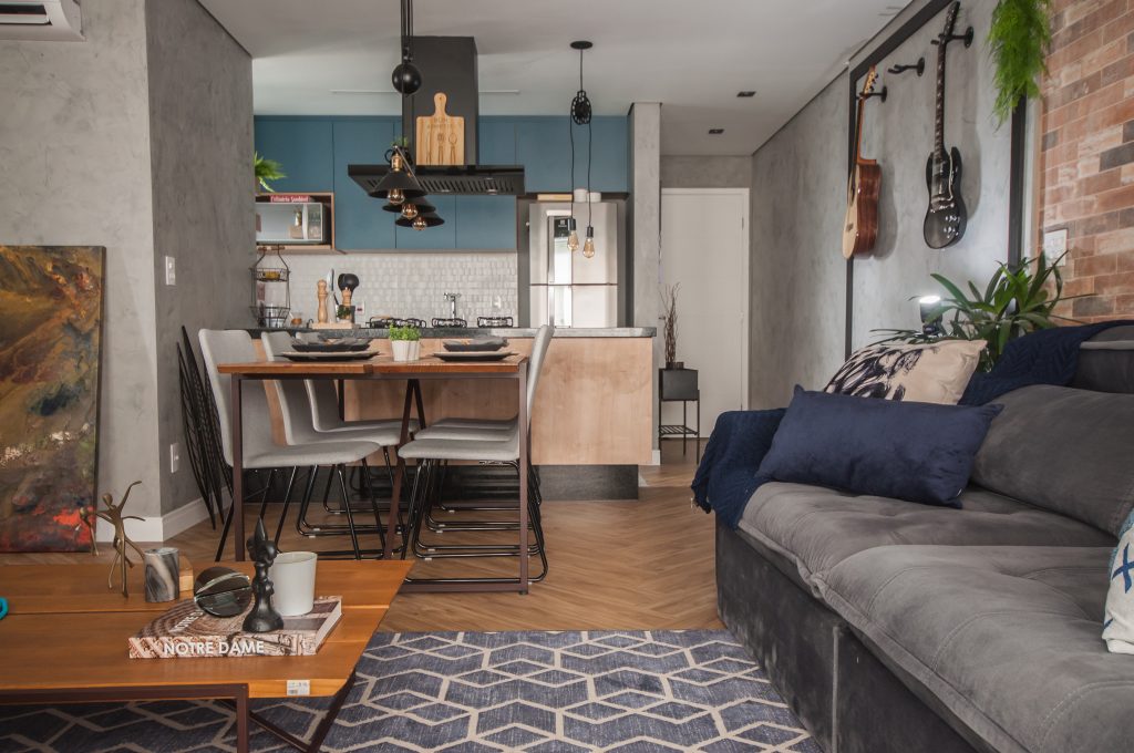 Cozinha Azul com Berg - projeto com personalidade