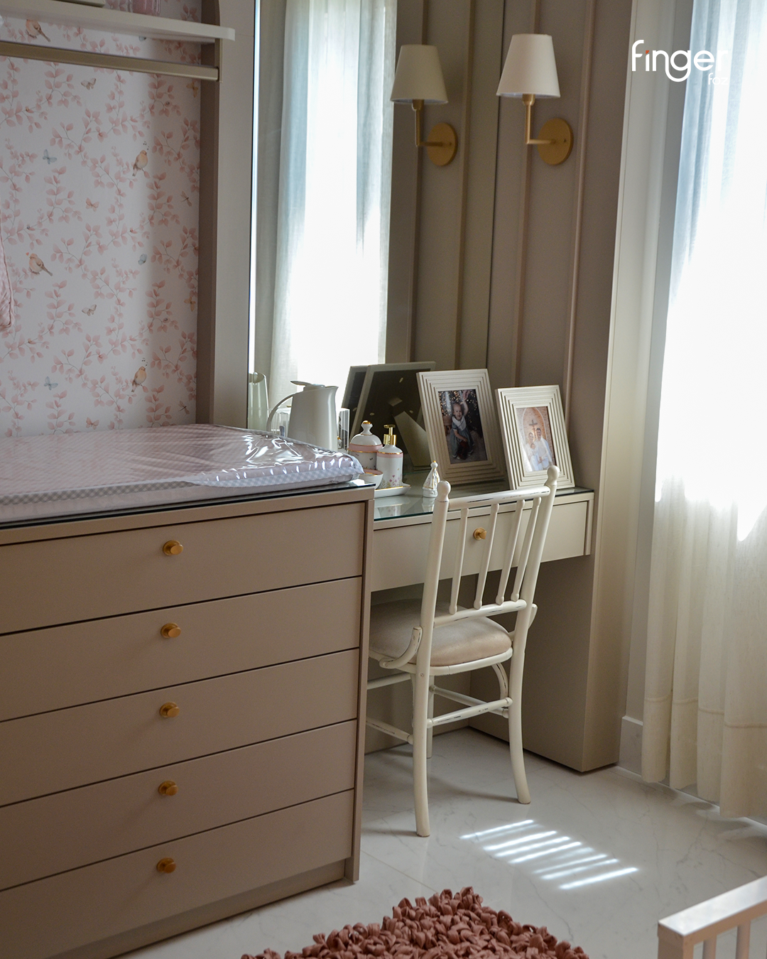 Penteadeira para quarto pequeno infantil