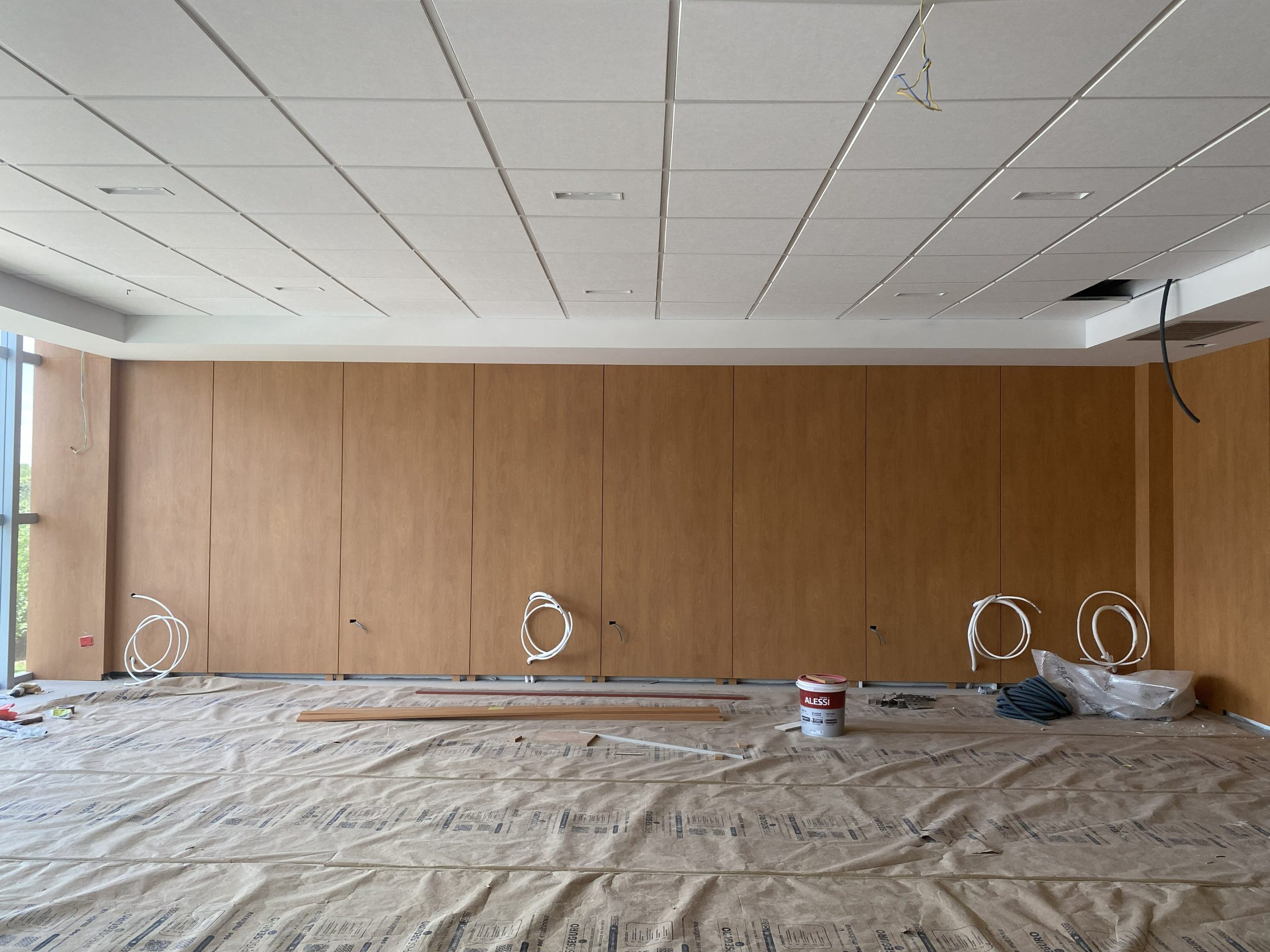 Ambiente em fase de obras